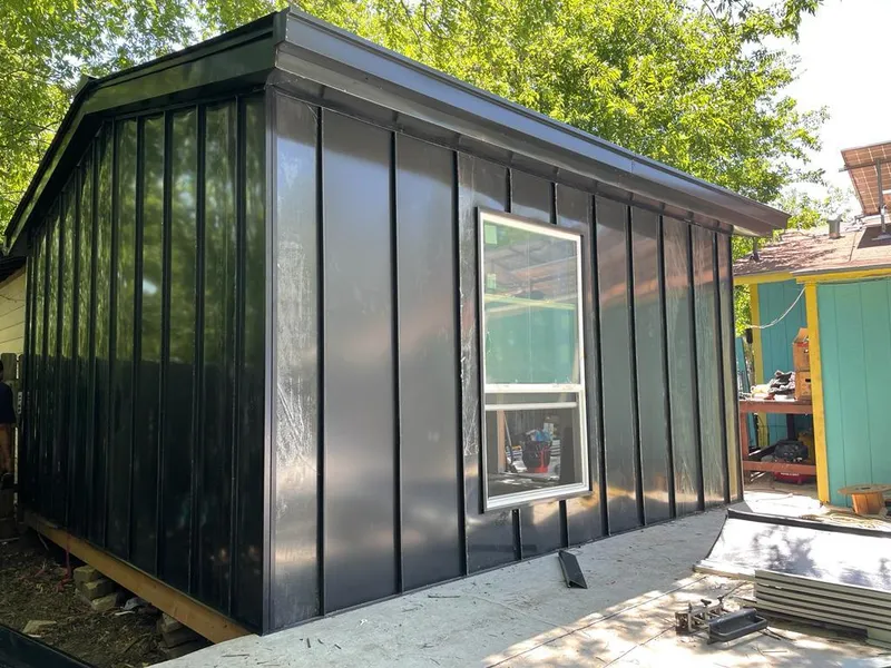 Black standing seam metal wall panels for Metal Roof Installation in Clarkston Heights-Vineland